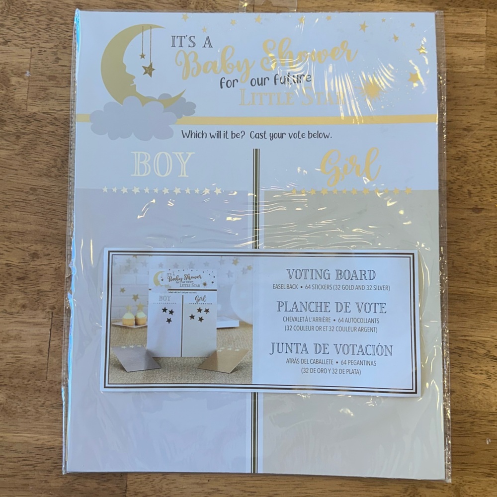 Baby Shower Gender Guess Activity